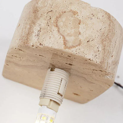 Élodie Luna Applique murale LED globe en marbre