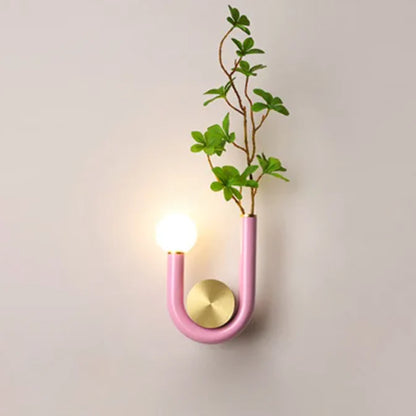 Élise Luna U-Shaped Wall Lamp Modern Color LED Sconce Light