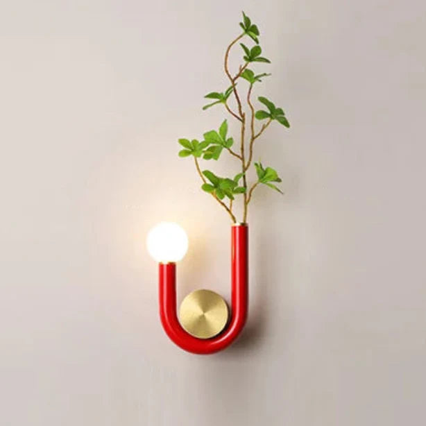Élise Luna U-Shaped Wall Lamp Modern Color LED Sconce Light