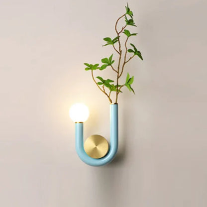 Élise Luna U-Shaped Wall Lamp Modern Color LED Sconce Light