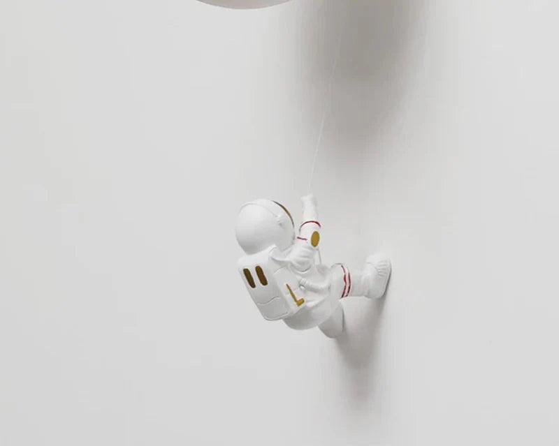 Amélie Man in the Moon Wall Lamp Glass Resin Gold Accent Light