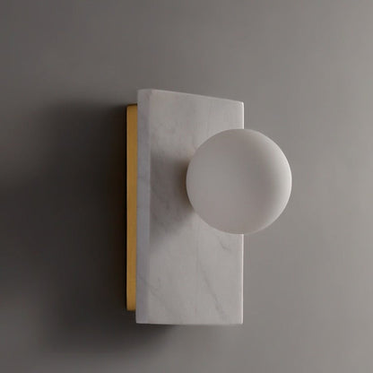 Amélie Marble & Brass LED Wall Light