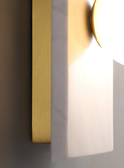 Amélie Marble & Brass LED Wall Light