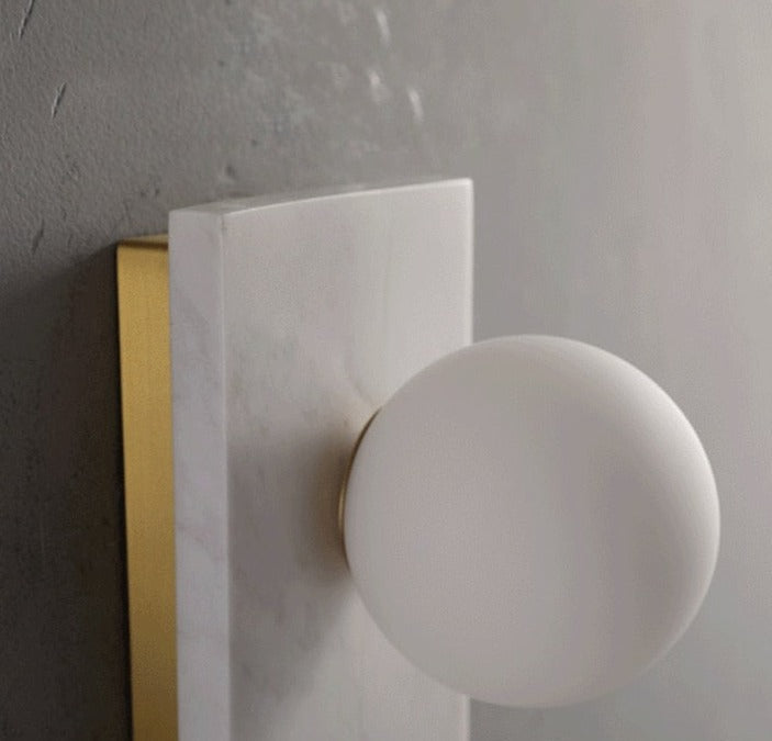 Amélie Marble & Brass LED Wall Light