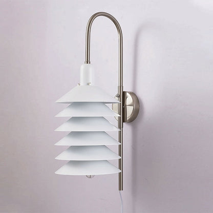 Sophie Accordéon Métal LED Suspension Luminaire Plafonnier Mural Superposé Moderne