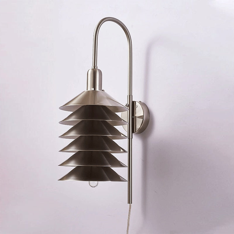 Sophie Accordion Metal LED Pendant Light Modern Layered Wall Ceiling Fixture