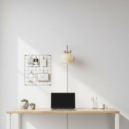 Applique murale à brancher Chloé Bell avec nœud décoratif