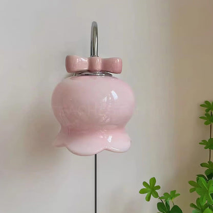 Applique murale à brancher Chloé Bell avec nœud décoratif
