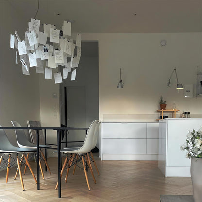 Élise Paper Art Plug-In Hanging Chandelier