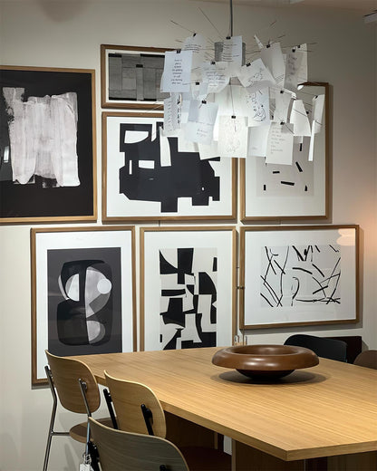 Élise Paper Art Plug-In Hanging Chandelier