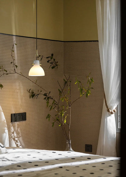 Sophie Misty – Suspension LED moderne en verre avec plafonnier dépoli