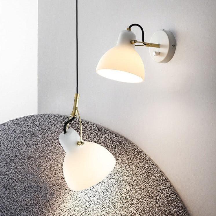 Sophie Misty – Suspension LED moderne en verre avec plafonnier dépoli