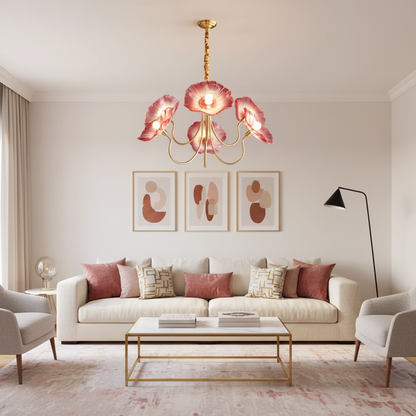Ariane Leaf Chandelier