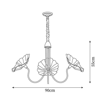 Ariane Leaf Chandelier