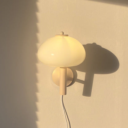 Amélie Mushroom Cap Glass Wall Lamp