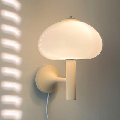 Amélie Mushroom Cap Glass Wall Lamp