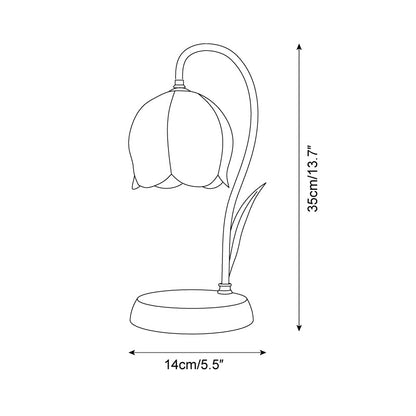 Lampe chauffe-bougie Elodie Lily avec halogène chauffant