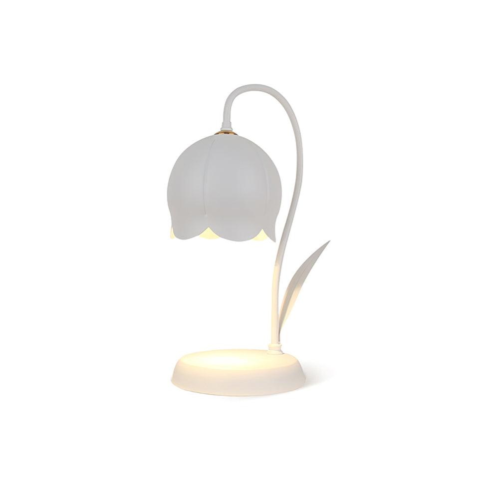 Lampe chauffe-bougie Elodie Lily avec halogène chauffant