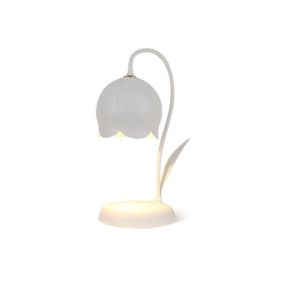 Lampe chauffe-bougie Elodie Lily avec halogène chauffant