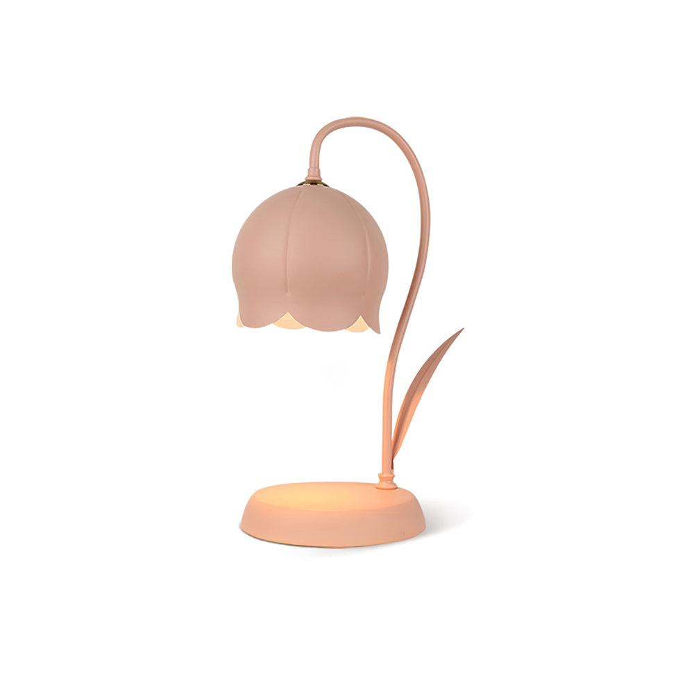 Lampe chauffe-bougie Elodie Lily avec halogène chauffant