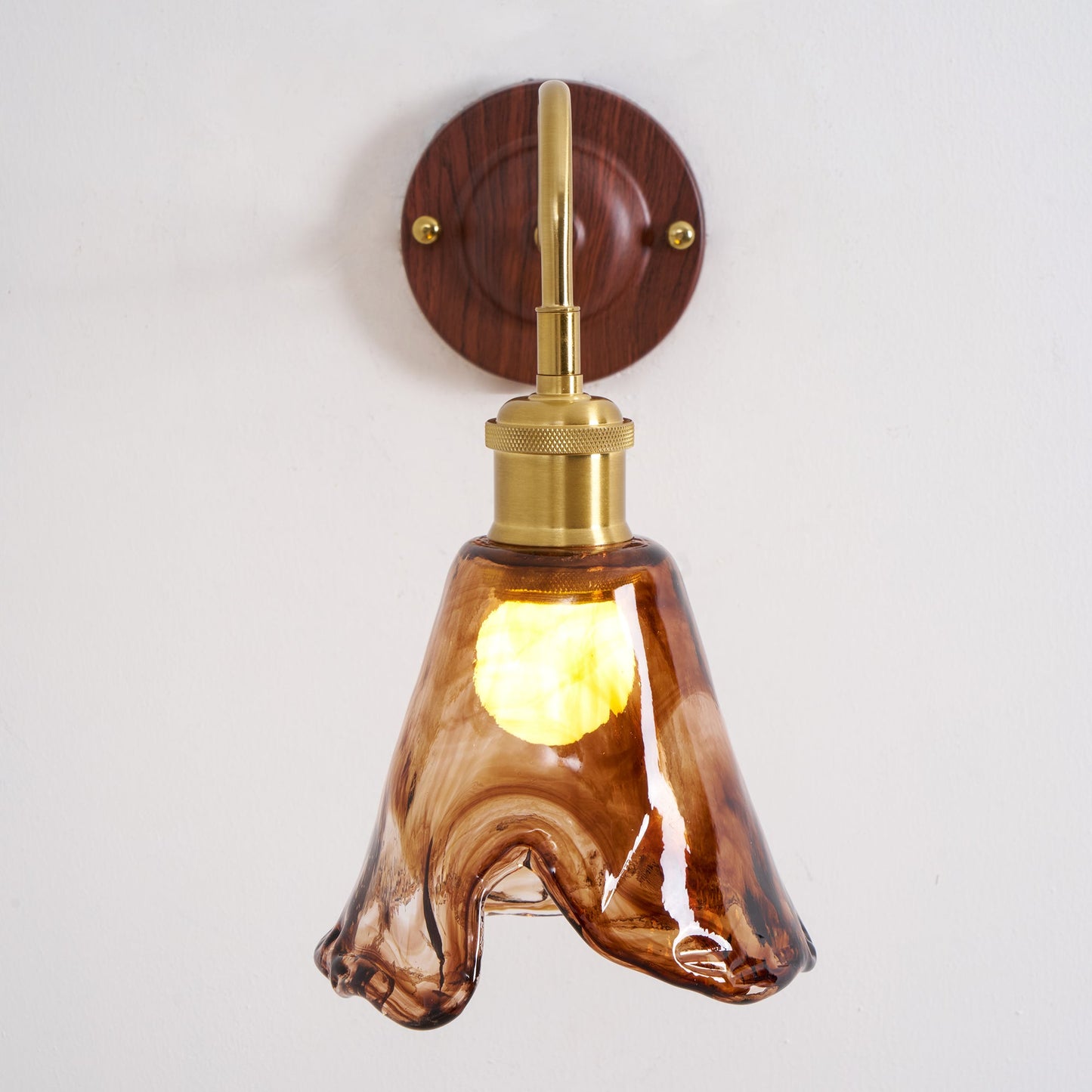 Élodie Nalia Applique Murale en Métal et Verre