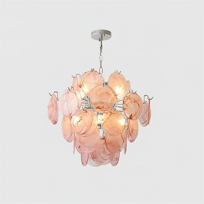 Léonie Neuvy Iridescent Glass Chandelier