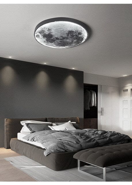 Solène Moon LED Wall Lamp with Modern Circular Design