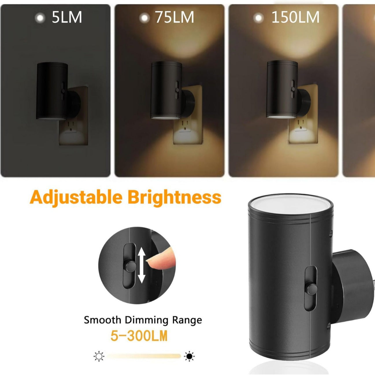 Veilleuse LED enfichable Camille MagnoGlow