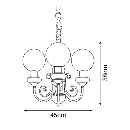 Isabelle Onyx Chandelier