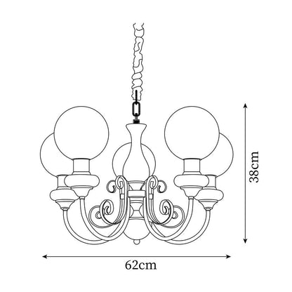 Isabelle Onyx Chandelier