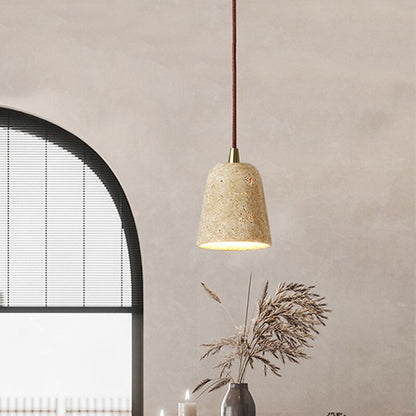 Isabelle Ora Stone Cone LED Pendant Lamp
