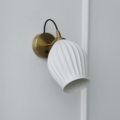 Sophie Ceramic Minimalist Wall Sconce