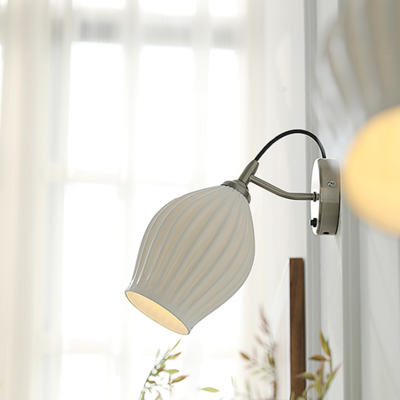 Sophie Ceramic Minimalist Wall Sconce