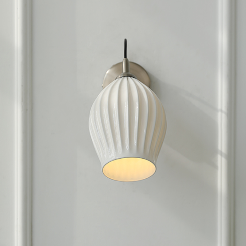 Sophie Ceramic Minimalist Wall Sconce