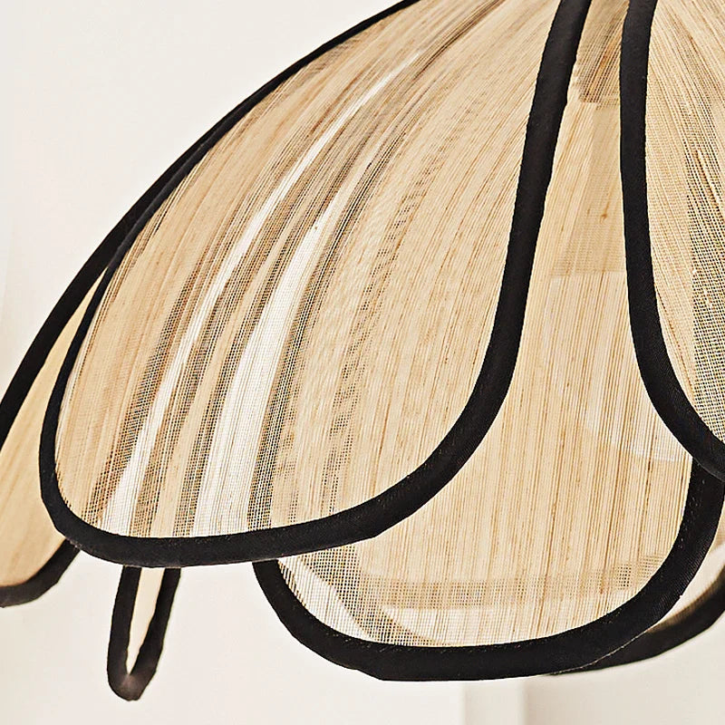 Applique murale Élise Petal Bloom, abat-jour floral en fibre