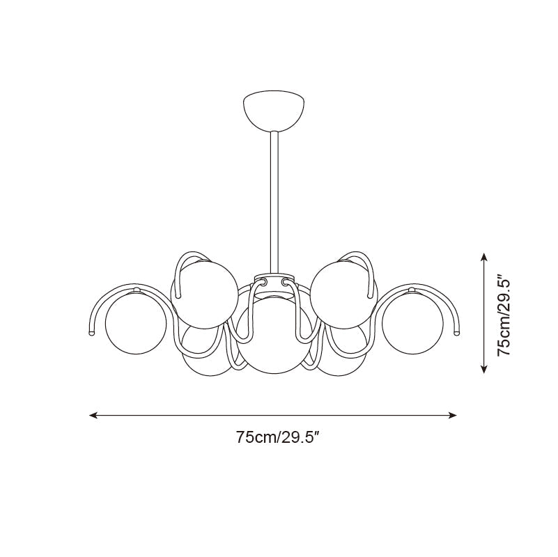 Amélie Petal Chandelier