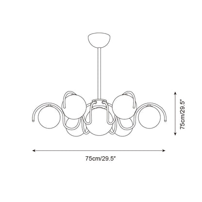 Amélie Petal Chandelier