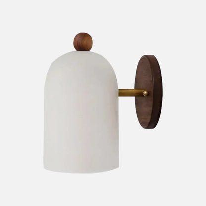 Applique Murale Sophie Plume Noyer Lampe Applique Accent Laiton