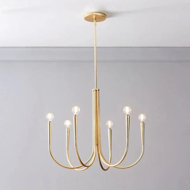 Élise Pristine Metal Chandelier Light