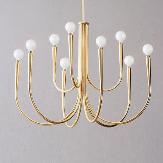 Élise Pristine Metal Chandelier Light