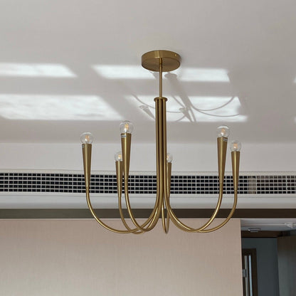 Élise Pristine Metal Chandelier Light
