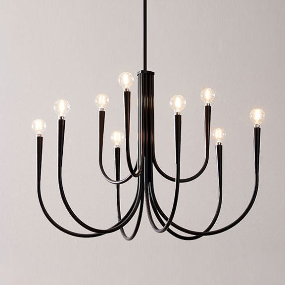 Élise Pristine Metal Chandelier Light