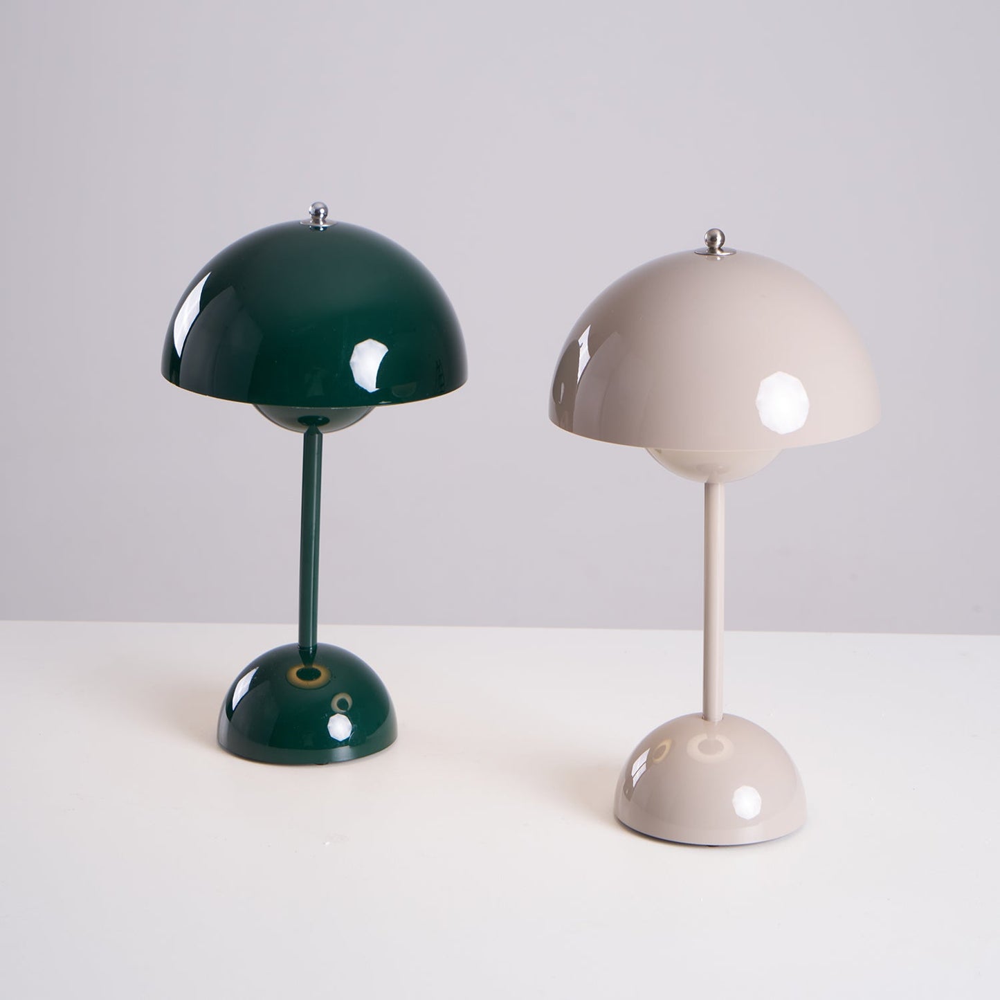 Élodie Rechargeable LED Desk Lamp with Double Sphere Design