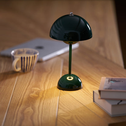 Élodie Rechargeable LED Desk Lamp with Double Sphere Design
