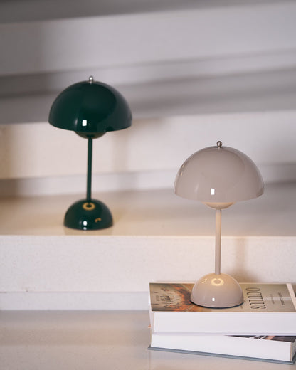 Élodie Rechargeable LED Desk Lamp with Double Sphere Design