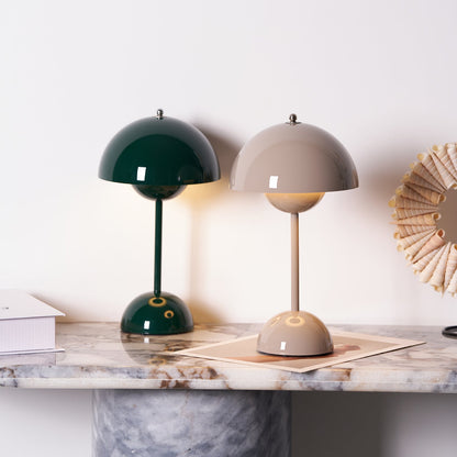 Élodie Rechargeable LED Desk Lamp with Double Sphere Design
