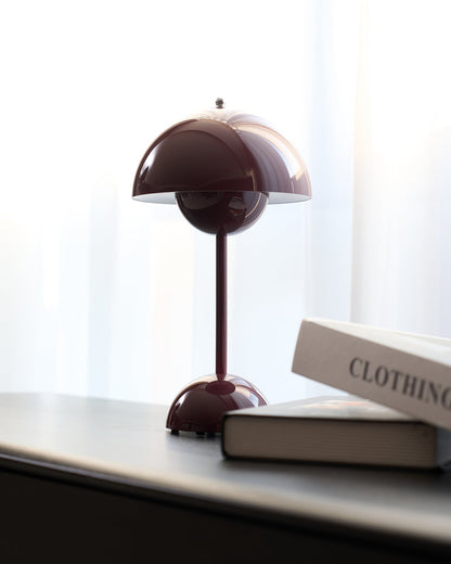 Élodie Rechargeable LED Desk Lamp with Double Sphere Design