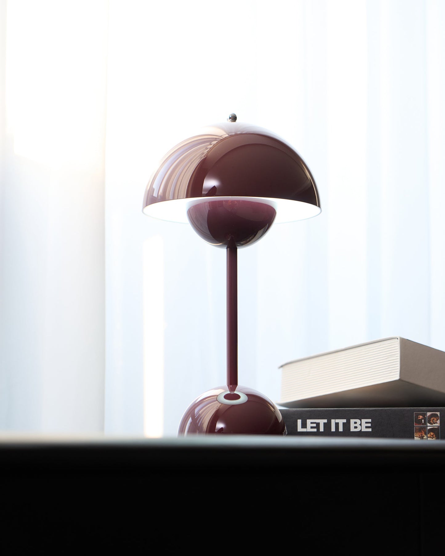 Élodie Rechargeable LED Desk Lamp with Double Sphere Design