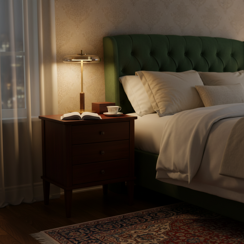 Auriane Glass LED Table Lamp with Brass Base Design