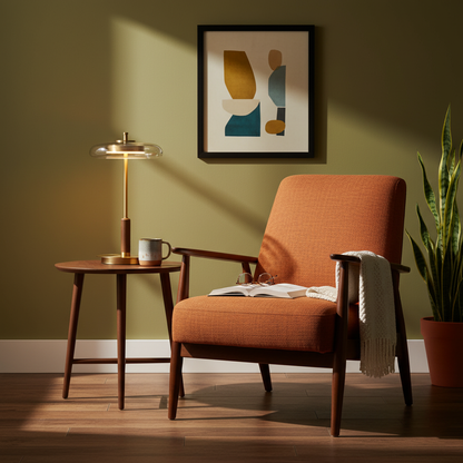 Auriane Glass LED Table Lamp with Brass Base Design